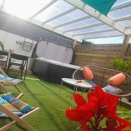 Maison 4Pers Avec Jacuzzi Privatif Couvert Proche Ocean Brem Sur Mer Buitenkant foto