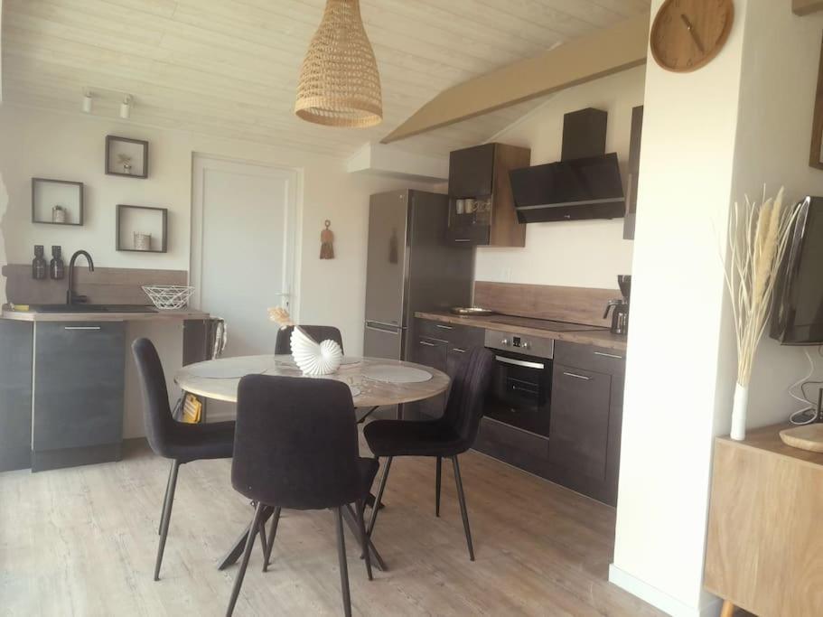 Maison 4Pers Avec Jacuzzi Privatif Couvert Proche Ocean Brem Sur Mer Buitenkant foto
